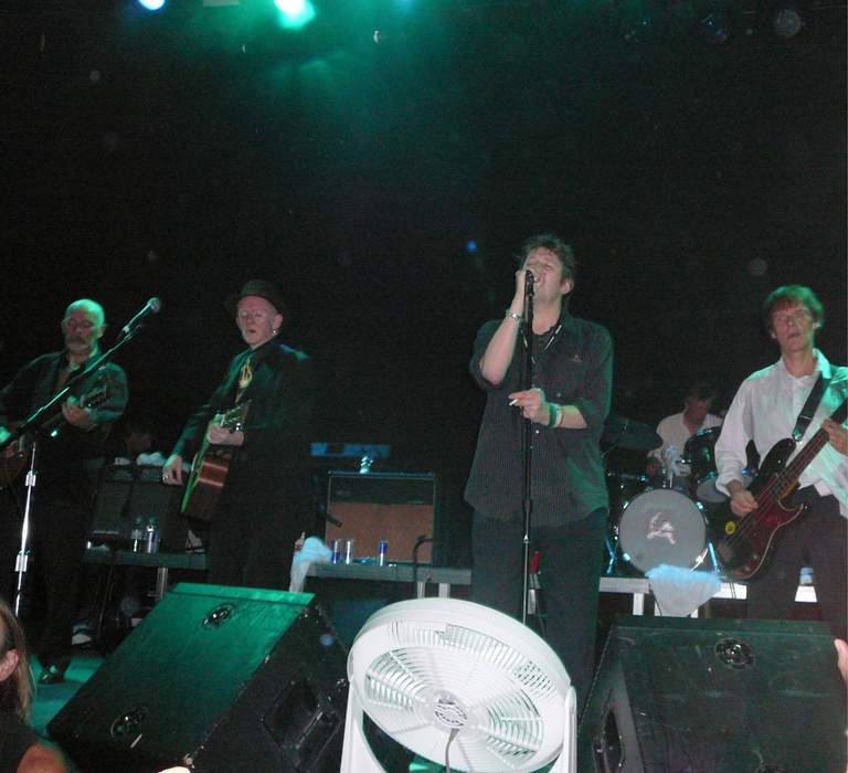 The Pogues: Celtic punk band founded in London in 1982