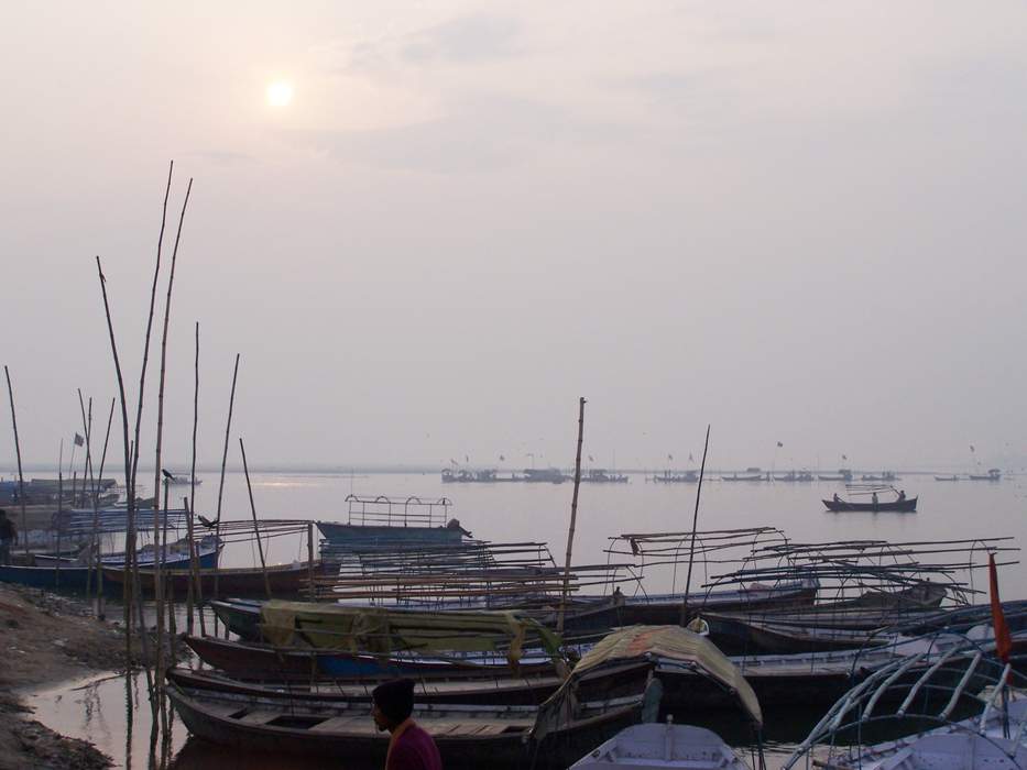 Triveni Sangam: Junction of three rivers in India