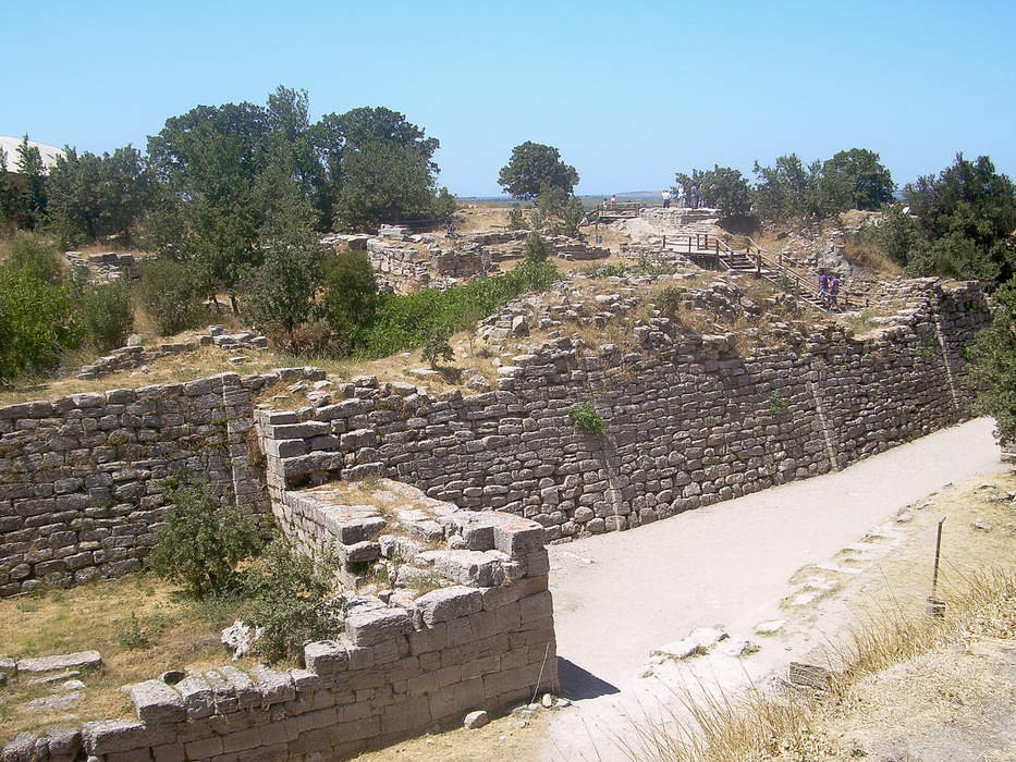 Troy: Ancient Homeric-era city in northwest Asia Minor