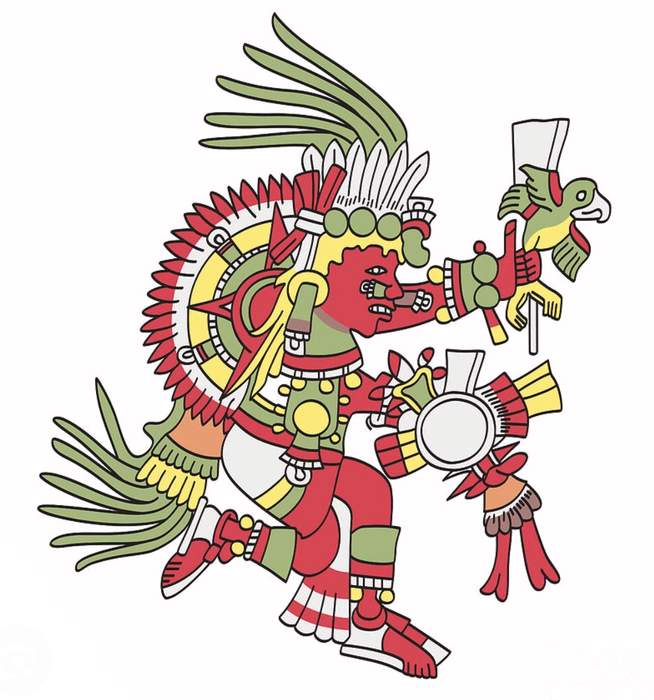 Tōnatiuh: Aztec deity of the sun and of the cardinal direction of east