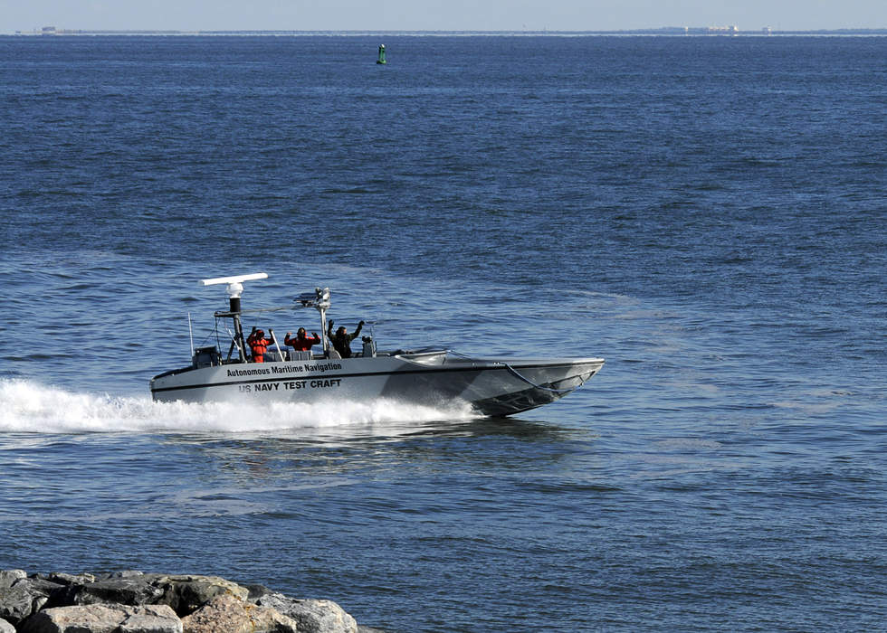 Unmanned surface vehicle: Vehicle that operates on the surface of the water without a crew