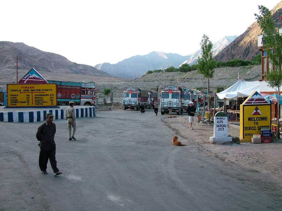 Upshi: Village in Ladakh, India