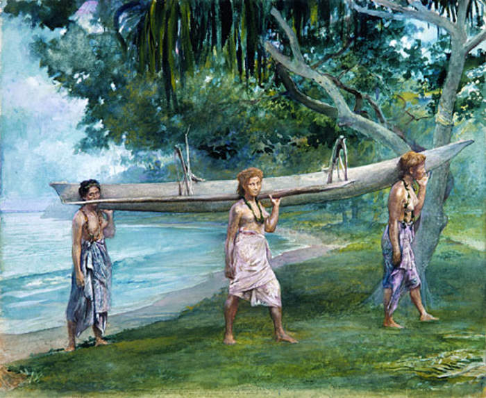 Va'a: Traditional outrigger canoe from Polynesia