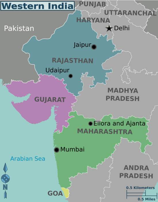 Western India: Group of Western Indian states