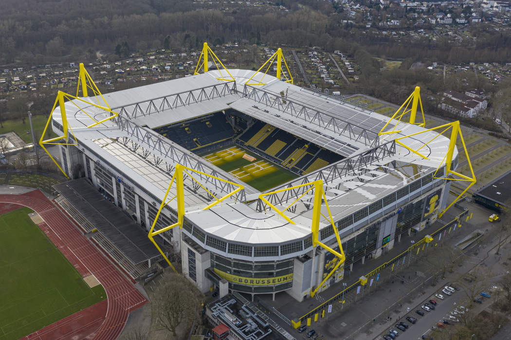Westfalenstadion: Football stadium in the city of Dortmund, Germany