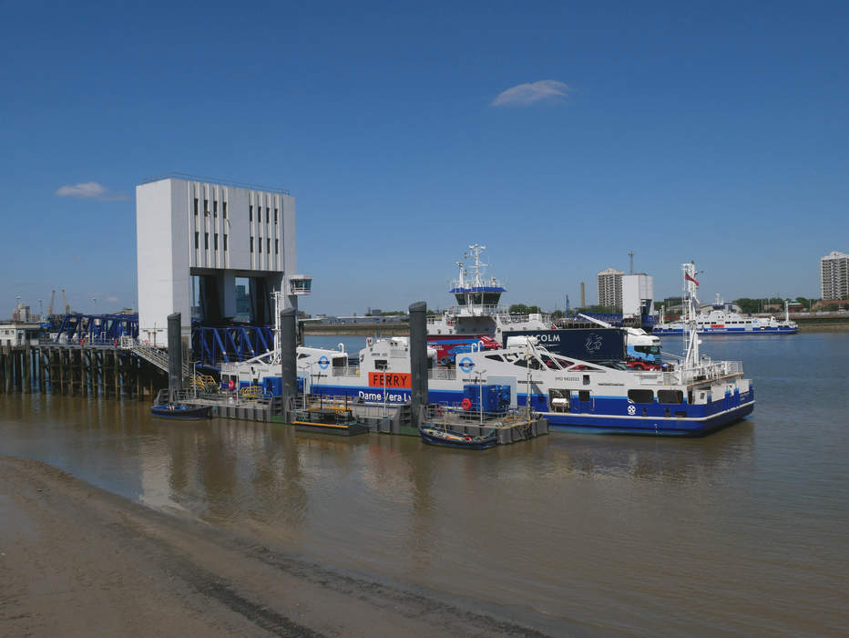 Woolwich Ferry: Ferry across the River Thames in east London