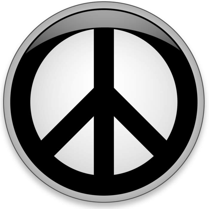 World peace: Ideal of freedom, peace, and happiness among and within all nations and people