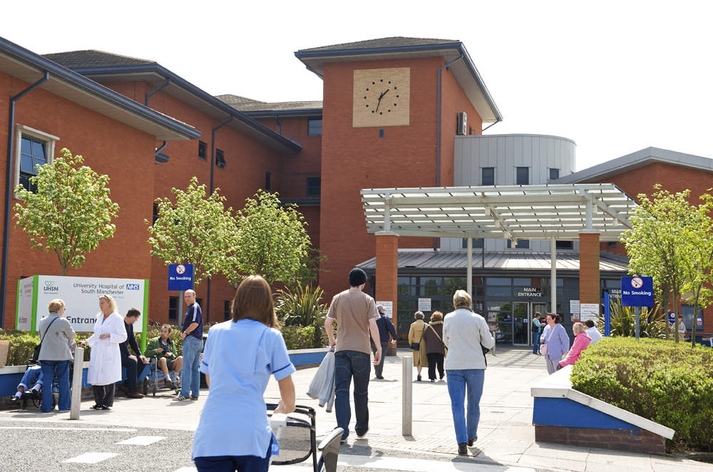 Wythenshawe Hospital: Teaching hospital in South Manchester, England